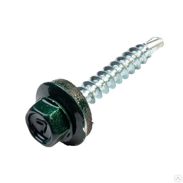Саморезы Nix-Stratur (20мкм Zn) 4,8*35 RAL 6005 250 шт